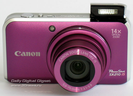 Новинка от Canon: фотокамера для отпуска Canon PowerShot SX210 IS!